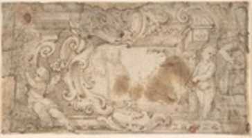 Free download Cartouche Design with Putti free photo or picture to be edited with GIMP online image editor
