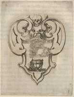 Free download Cartouche with Censer,  from Eight Emblems for the Funeral of Francesco de Medici free photo or picture to be edited with GIMP online image editor