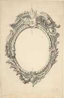 Free download Cartouche with Image of Veronicas Veil with Alternate Designs for the Left and the Right Halves free photo or picture to be edited with GIMP online image editor