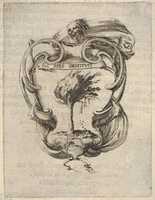 ດາວໂຫຼດຟຣີ Cartouche with Tree, ຈາກ Eight Emblems for the Funeral of Francesco de Medici free photo or picture to be edited with GIMP online image editor