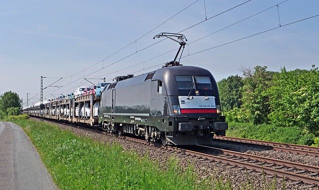 Free download car train car railroad transport free picture to be edited with GIMP free online image editor