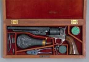 Free download Cased Colt Model 1860 Army Percussion Revolver, Serial no. 7569, with Accessories free photo or picture to be edited with GIMP online image editor