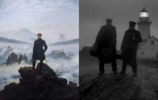 Free download Caspar David Friedrich Vs The Lighthouse free photo or picture to be edited with GIMP online image editor