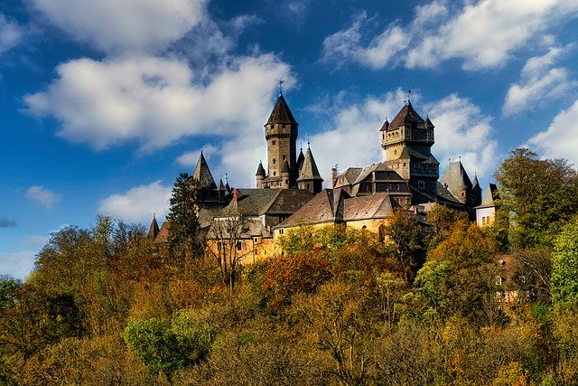 免费下载城堡建筑景观 - 使用 GIMP 在线图像编辑器编辑的免费照片或图片