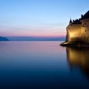 Castle by the Lake at Dusk  screen for extension Chrome web store in OffiDocs Chromium