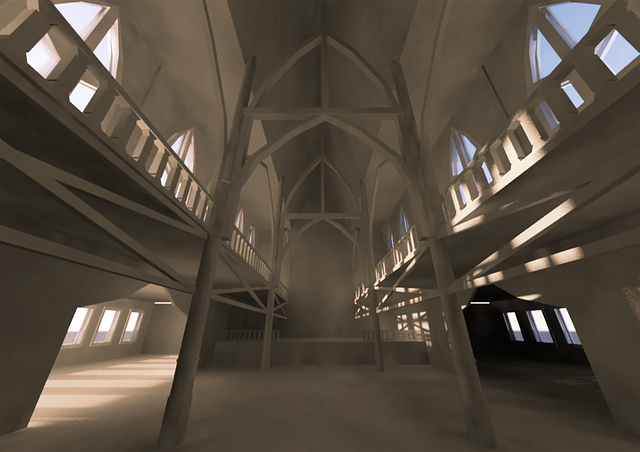 Free download Castle Interior 3D -  free illustration to be edited with GIMP free online image editor