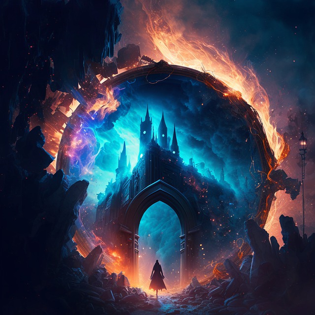 Free download castle portals doors magic wizards free picture to be edited with GIMP free online image editor