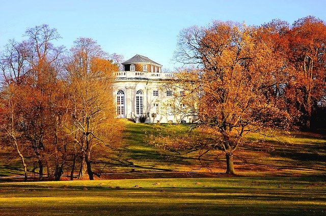 Kostenloser Download Schloss Richmond Braunschweig Park kostenlose Fotovorlage zur Bearbeitung mit GIMP Online-Bildbearbeitung