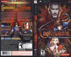 Free download Castlevania: The Dracula X Chronicles [ULUS-10277] CA PSP Box Art free photo or picture to be edited with GIMP online image editor