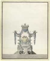 Free download Catafalque for the Empress Catherine the Great of Russia (Front Elevation). free photo or picture to be edited with GIMP online image editor