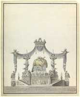 Free download Catafalque of the Empress Catherine the Great of Russia (Side Elevation). free photo or picture to be edited with GIMP online image editor