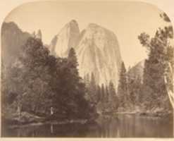 Free download Cathedral Rock, River View free photo or picture to be edited with GIMP online image editor
