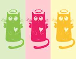 Free download Cats Three free photo or picture to be edited with GIMP online image editor