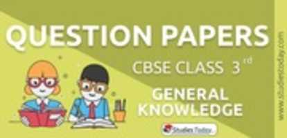 Download gratuito CBSE Question Papers Classe 3 Conoscenza generale Soluzioni PDF Scarica foto o immagini gratuite da modificare con l'editor di immagini online GIMP