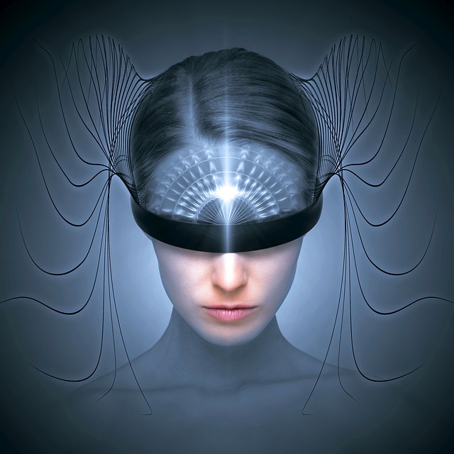 Descarga gratis cd portada cara mujer futurista imagen gratis para editar con GIMP editor de imágenes en línea gratuito