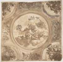 Free download Ceiling Design with an Allegory of Victory free photo or picture to be edited with GIMP online image editor