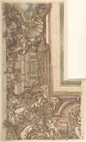 Free download Ceiling Design with Neptune in Corner free photo or picture to be edited with GIMP online image editor