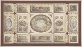 Free download Ceiling of Dining Room, Spencer House, St. James Palace, London, about 1870 free photo or picture to be edited with GIMP online image editor