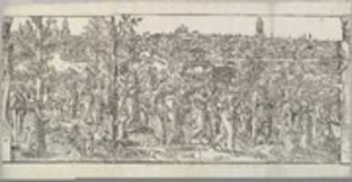Free download Celebration of a Circumcision from the frieze Ces Moeurs et fachons de faire de Turcz (Customs and Fashions of the Turks) free photo or picture to be edited with GIMP online image editor