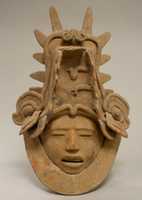 Free download Ceramic Head with Elaborate Headdress free photo or picture to be edited with GIMP online image editor
