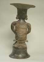 Free download Ceramic Seated Male with Headdress free photo or picture to be edited with GIMP online image editor