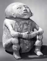 Free download Ceramic Vessel in the Form of a Seated Man free photo or picture to be edited with GIMP online image editor