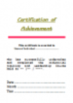 Gratis download Certificate of Achievement DOC-, XLS- of PPT-sjabloon gratis te bewerken met LibreOffice online of OpenOffice Desktop online