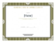 Free download Certificate of Appreciation Microsoft Word, Excel or Powerpoint template free to be edited with LibreOffice online or OpenOffice Desktop online