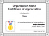 Libreng pag-download ng Certificate of Appreciation Template 1 DOC, XLS o PPT template na libreng i-edit gamit ang LibreOffice online o OpenOffice Desktop online