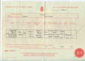 Free download Certificate Of Birth Of Joan Nyria Hancox free photo or picture to be edited with GIMP online image editor