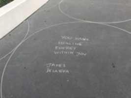 Free download Chalk Messages from Street Artist James De La Vega in NYC in 2019 free photo or picture to be edited with GIMP online image editor