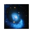 Chandra X Ray Abell 2052 Galaxy Cluster Theme screen para sa extension ng Chrome web store sa OffiDocs Chromium