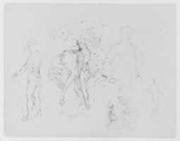 Free download Charles I, after Van Dyke Dismounted Equestrian Portrait; Colonel George Kitts Coussmaker, after Reynolds (from Sketchbook) free photo or picture to be edited with GIMP online image editor