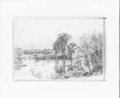 Free download Charles River, Cambridge, Massachusetts (from Sketchbook of New England and Pennsylvania Landscape and Marine Subjects) free photo or picture to be edited with GIMP online image editor