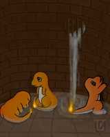 Free download Charmanders die in a cistern by Glumandafeind free photo or picture to be edited with GIMP online image editor
