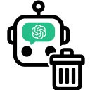 ChatGPT Bulk Chat Remover  screen for extension Chrome web store in OffiDocs Chromium