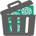 ChatGPT Bulk Delete  screen for extension Chrome web store in OffiDocs Chromium