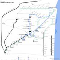 Free download Chennai Commute Line Map free photo or picture to be edited with GIMP online image editor
