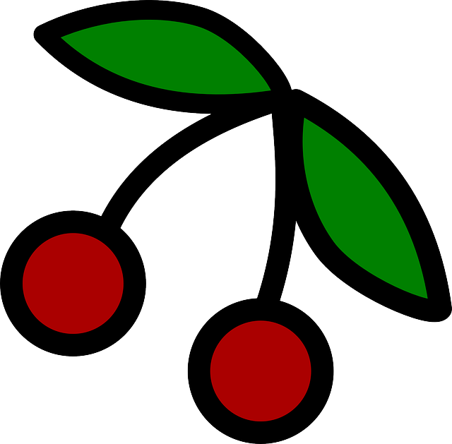 ดาวน์โหลดฟรี เชอร์รี่ อาหาร ผลิต - กราฟิกแบบเวกเตอร์ฟรีบน Pixabay