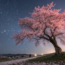 Cherry Blossoms and the Starry Sky  screen for extension Chrome web store in OffiDocs Chromium