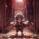 Chibi Itachi Uchiha Temple Flame Live Wallpaper  screen for extension Chrome web store in OffiDocs Chromium