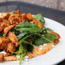 Chicken and Spinach Salad: A Healthy Delight  screen for extension Chrome web store in OffiDocs Chromium