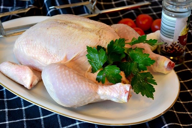 Bezpłatne pobieranie bezpłatnego szablonu zdjęć Chicken Poultry Raw do edycji za pomocą internetowego edytora obrazów GIMP