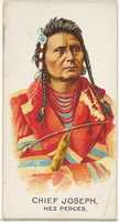 Free download Chief Joseph, Nez Perces, from the American Indian Chiefs series (N2) for Allen & Ginter Cigarettes Brands free photo or picture to be edited with GIMP online image editor