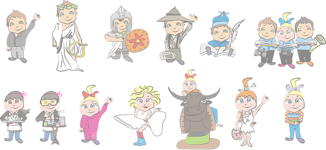 Gratis download Kinderen verkleden vermomming - gratis illustratie om te bewerken met GIMP gratis online afbeeldingseditor