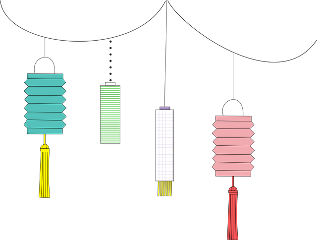 Free download Chinese Lanterns -  free illustration to be edited with GIMP free online image editor