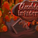 Chocolate Invaders Game  screen for extension Chrome web store in OffiDocs Chromium