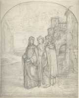 Free download Christ and the Pilgrims of Emmaus free photo or picture to be edited with GIMP online image editor
