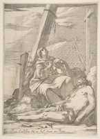 Free download Christ and the Virgin at the Foot of the Cross free photo or picture to be edited with GIMP online image editor