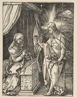 Free download Christ Appearing to the Virgin, from The Little Passion free photo or picture to be edited with GIMP online image editor